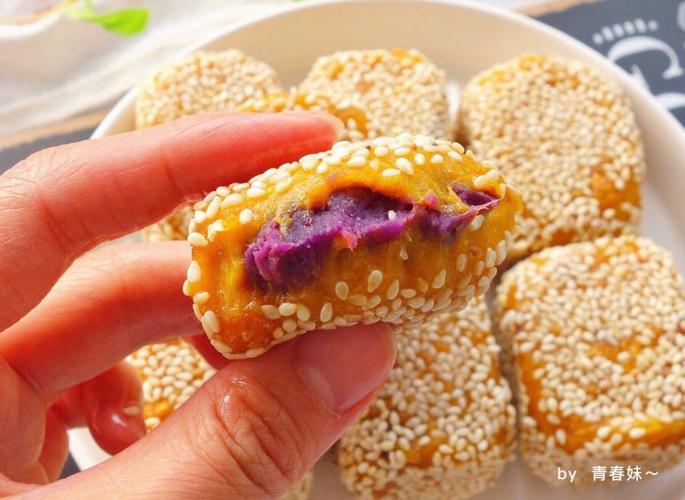紫薯南瓜酥的制作方法